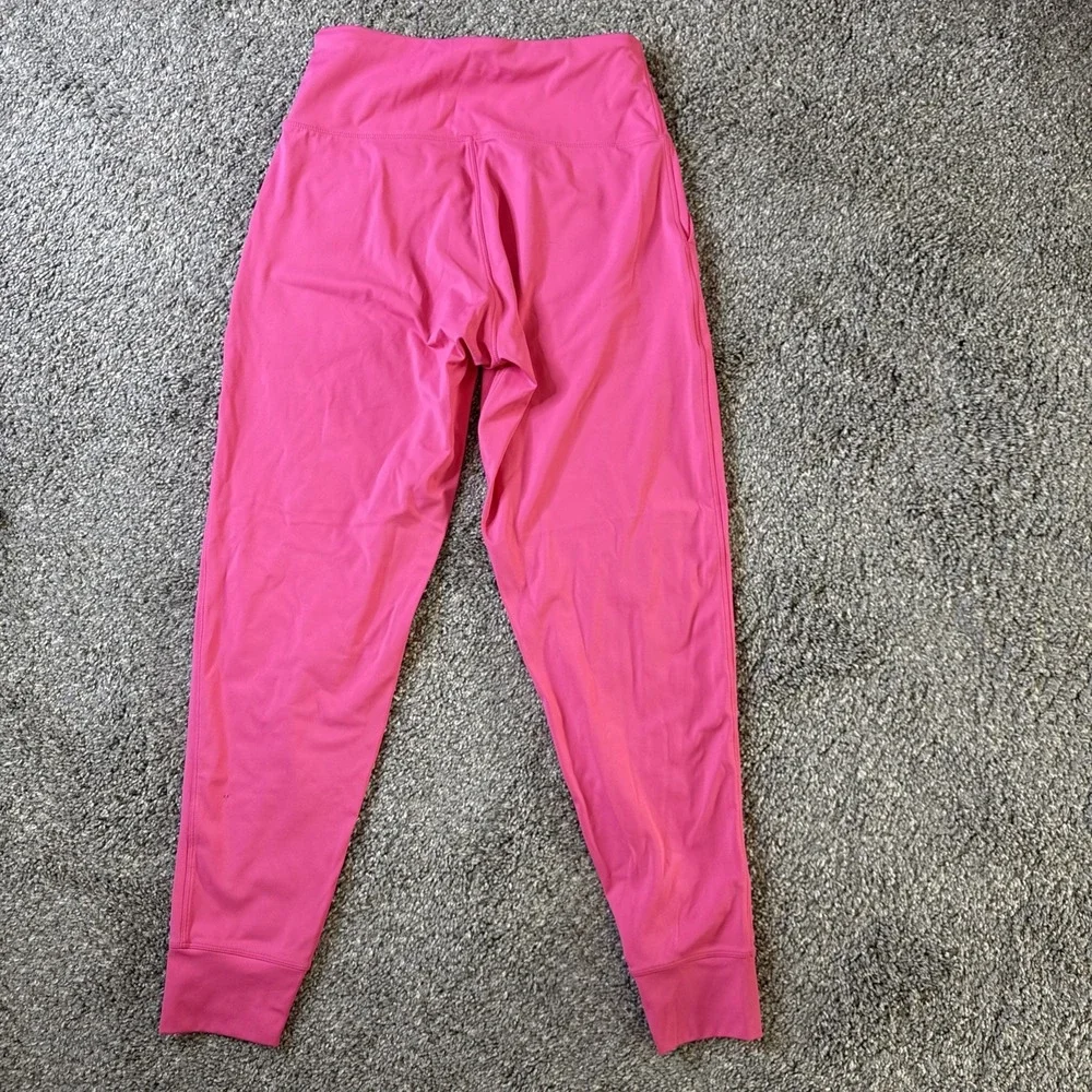 Women's Yoga High-Waisted Jogger‎ Leggings Pink Size S